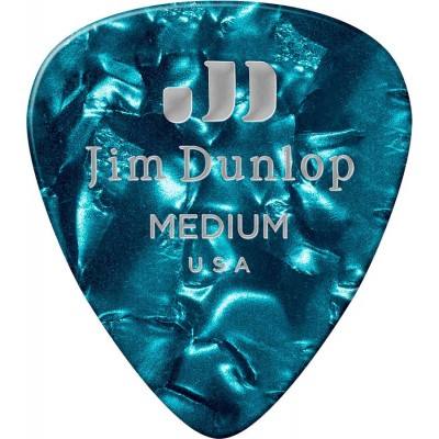 GENUINE CELLULOID CLASSIC, PLAYER'S PACK OF 12, TURQUOISE, MEDIUM