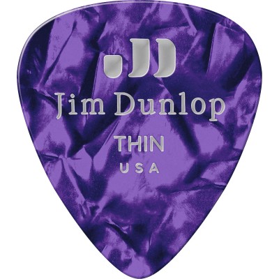GENUINE CELLULOID CLASSIC, PLAYER'S PACK OF 12, PURPLE, THIN