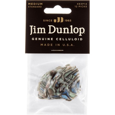 MEDIATOR CELLULOID ABALONE MEDIUM BAG OF 12
