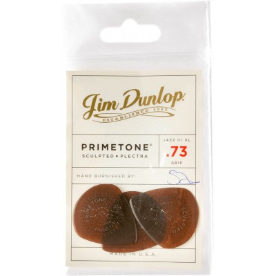 PRIMETONE JAZZ III XL GRIP 0,73MM PICK, BAG OF 3