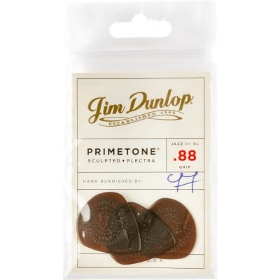 PRIMETONE JAZZ III XL GRIP 0,88MM BAG OF 3 MEDIATORS