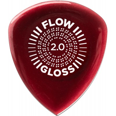 JIM DUNLOP FLOW GLOSS 2 MM, BAG OF 12