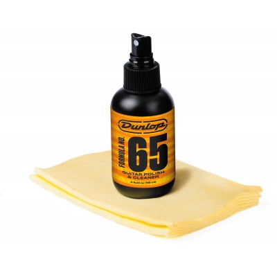 JIM DUNLOP 654 C Formula 65 Polish And Cleaner W/ Cloth