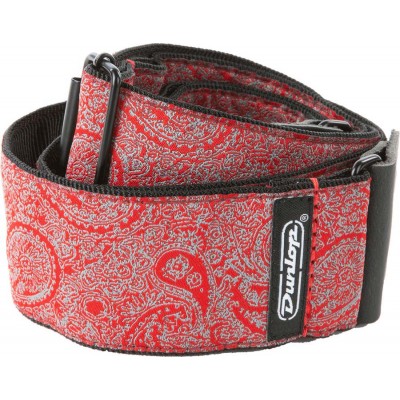 Jacquard Paisley Red