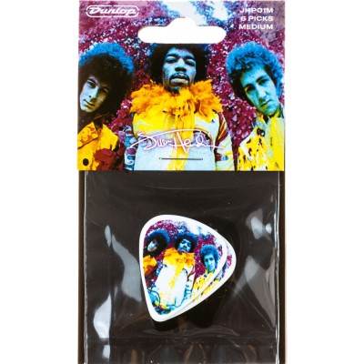 JIM DUNLOP JIMI HENDRIX EXPERIENCED MEDIUM BOX OF 6