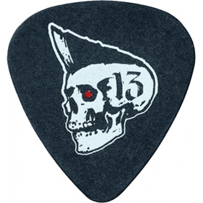 JIM DUNLOP LUCKY 13 SERIES II, BAG OF 36 #10 PSYCHOBILLY, BLACK, 0.60 MM
