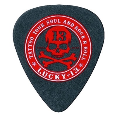 JIM DUNLOP Lucky 13 II, par 36 #12 Rock N Roll, Black, 0.60mm