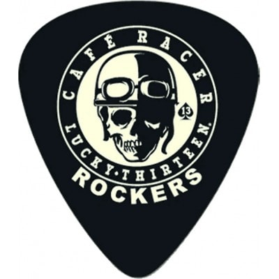 JIM DUNLOP LUCKY 13 SERIES III, SACHET DE 36 #13 CAFE RACER, BLACK, 0.73 MM