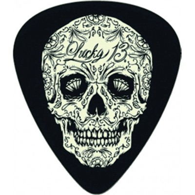 JIM DUNLOP LUCKY 13 SERIES III, SACHET DE 36 #14 DEADWOOD, BLACK, 0.60 MM