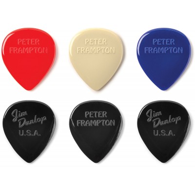Peter Frampton Vintage Jazz Teardrop assortis, 6 Pack