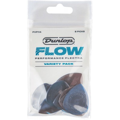 JIM DUNLOP VARIETY PACK FLOW BAG OF 8