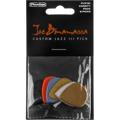 JIM DUNLOP Mediator Joe Bonamassa Custom Jazz III Variety Pack