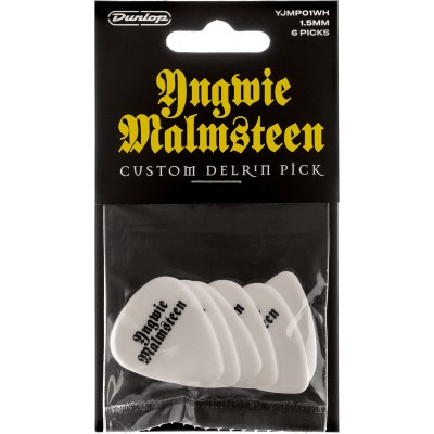 JIM DUNLOP MEDIATOR SIGNATURE YNGWIE MALMSTEEN DELRIN 1,5MM BAG OF 6