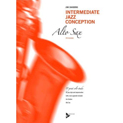 SNIDERO JIM - INTERMEDIATE JAZZ CONCEPTION - SAX ALTO + CD