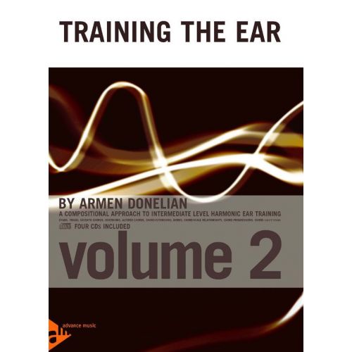 DONELIAN A. - TRAINING THE EAR FOR THE IMPROVISATION MUSICIAN VOL 2 + 4 CD