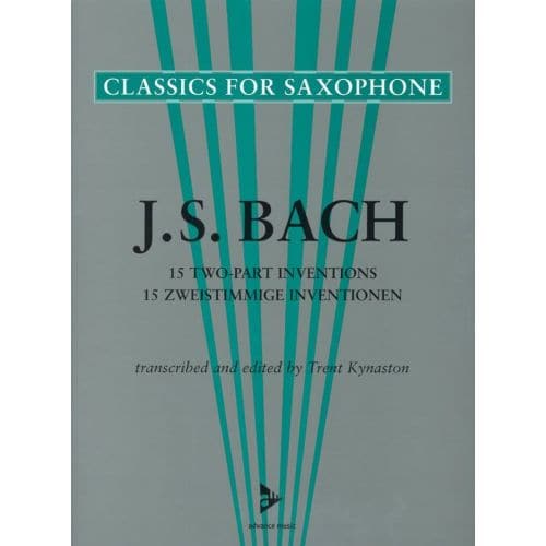 BACH J.S. - 15 TWO-PART INVENTIONS - 2 SAXOPHONES