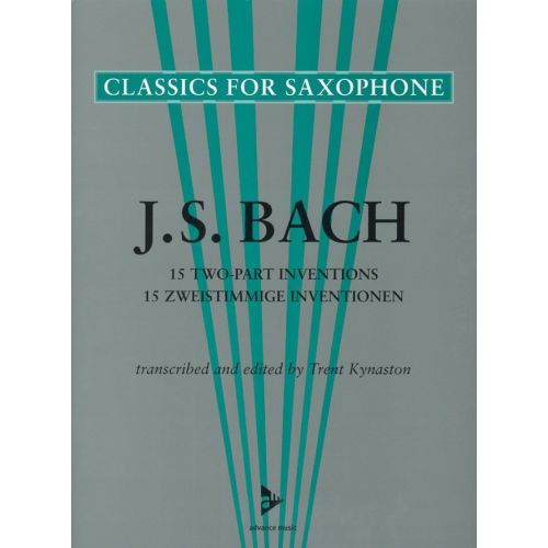 ADVANCE MUSIC Bach J.S. - 15 TWO-part Inventions - 2 Saxophones