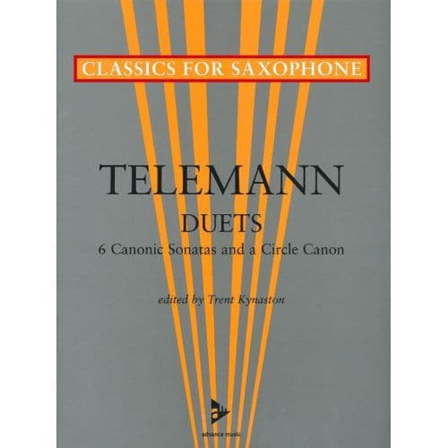  Telemann G. Ph./kynaston T. - Six Sonatas And A Circle Canon - Saxophones