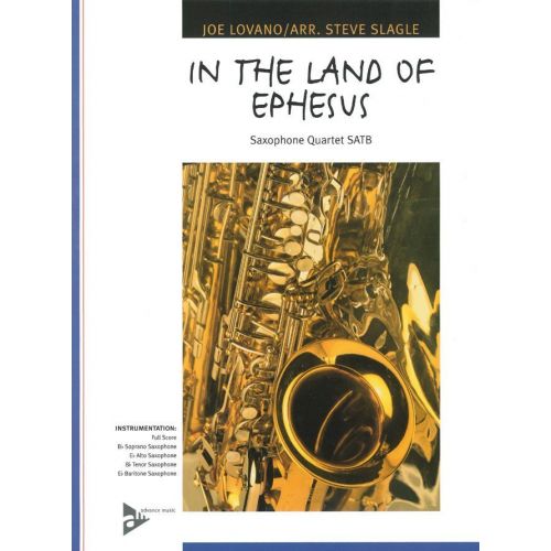 ADVANCE MUSIC LOVANO J. - IN THE LAND OF EPHESUS - 4 SAXOPHONES (SATBAR)