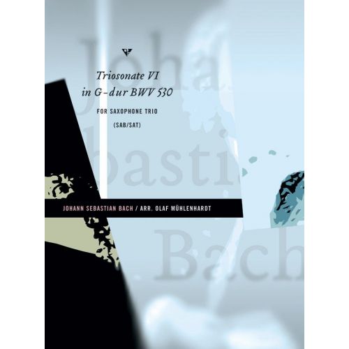  Bach J.s. - Triosonate Vi In G-dur Bwv 530 - 3 Saxophones (sab/sat) And Cello (opt.)