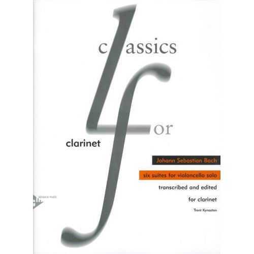 ADVANCE MUSIC BACH J. S. - 6 SUITES FOR VIOLONCELLO SOLO - CLARINETTE