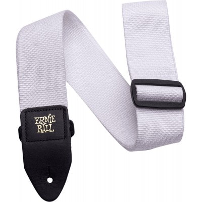 WHITE GUITAR STRAP