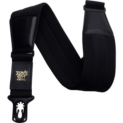 ERNIE BALL WIDE BLACK POLYLOCK NEOPRENE STRAP