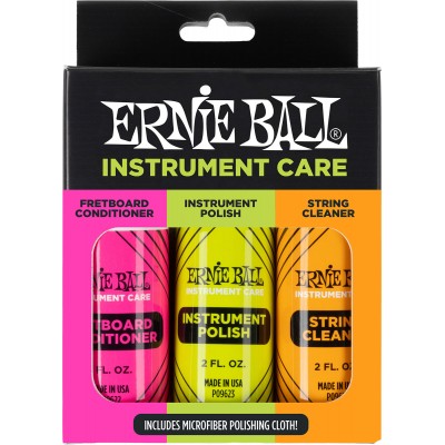ERNIE BALL PACK GUITAR CARE KIT + CLOTH