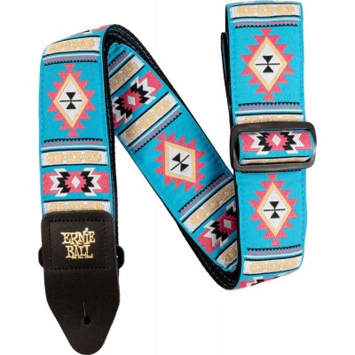 SEDONA BLUE JACQUARD WEBBING