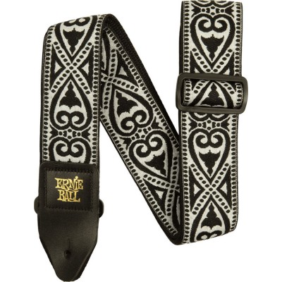 BLACK HEART JACQUARD STRAP