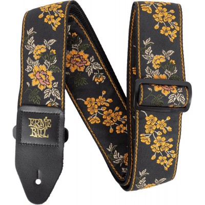 ERNIE BALL TANGERINE BLOSSOM JACQUARD STRAP