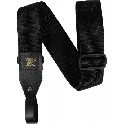 BLACK PP STRAP FOR ACOUSTIC GUITAR