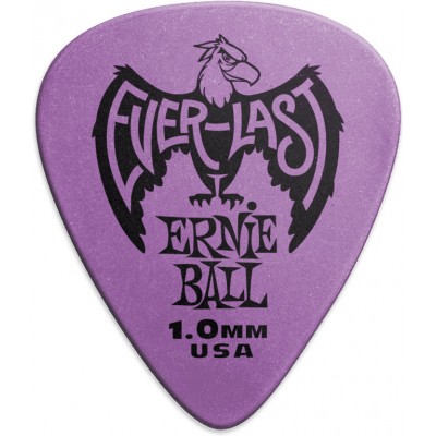 ERNIE BALL EVERLAST PICKS 12-PACK PURPLE 1.0MM