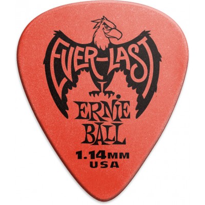ERNIE BALL EVERLAST PICKS 12-PACK RED 1.14MM