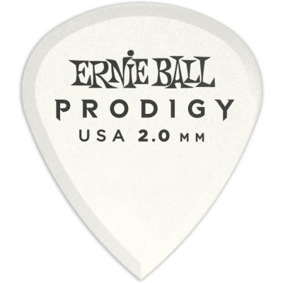 PRODIGY WHITE 3S MINI 2.0 MM PICKS 6 PACK