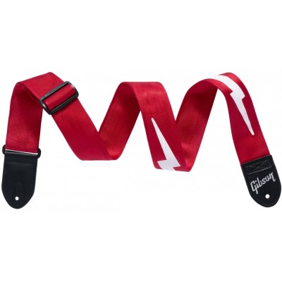 THE LIGHTNING BOLT SEATBELT RED