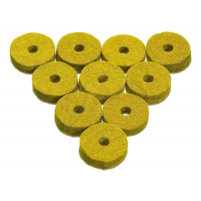 AWFYL PACK CYMBAL YELLOW FELTS X10