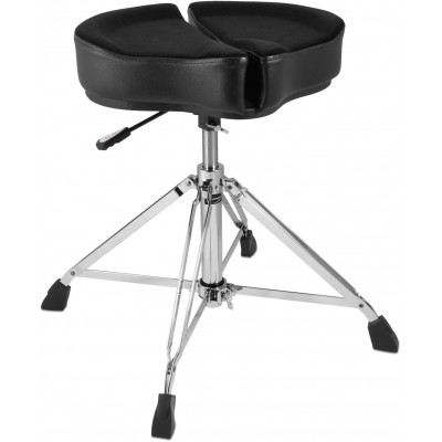 SPG-HBL Spinal-G Saddle Top Hydraulic Throne - Black