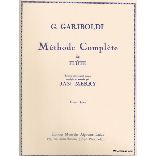 GARIBOLDI GIUSEPPE - METHODE COMPLETE DE FLUTE VOL.1