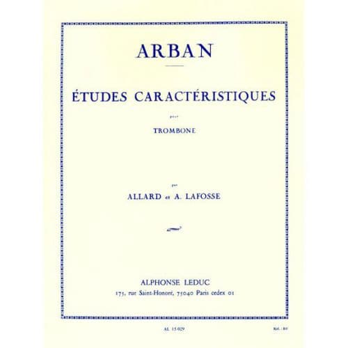 LEDUC ARBAN - ETUDES CARACTERISTIQUES