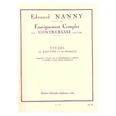 LEDUC NANNY EDOUARD - ETUDES DE KREUTZER ET DE FIORILLO