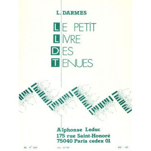 LEDUC DARMES - LE PETIT LIVRE DES TENUES