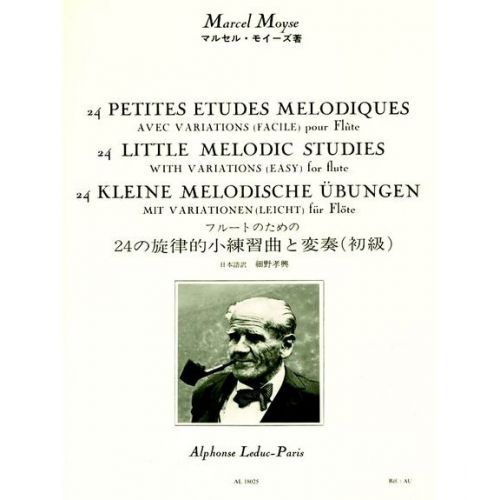 MOYSE - 24 PETITES ÉTUDES MÉLODIQUES - FLUTE