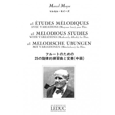 MOYSE MARCEL - 25 ETUDES MELODIQUES AVEC VARIATIONS
