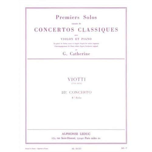 VIOTTI - SOLO DE CONCERT N° 23 - VIOLON,PIANO