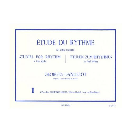 LEDUC DANDELOT GEORGES - ETUDE DU RYTHME VOL.1