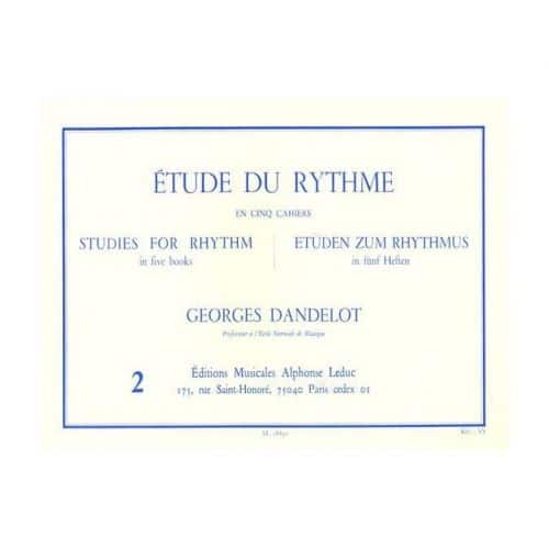 DANDELOT GEORGES - ETUDE DU RYTHME VOL.2