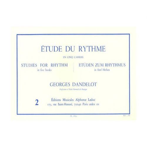 LEDUC DANDELOT GEORGES - ETUDE DU RYTHME VOL.2