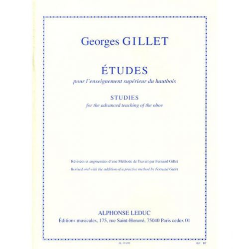 GILLET - ETUDES POUR L'ENSEIGNEMENT - HAUTBOIS