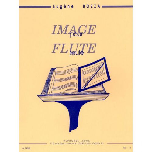 BOZZA E. - IMAGE - FLÛTE TRAVERSIERE SEULE 